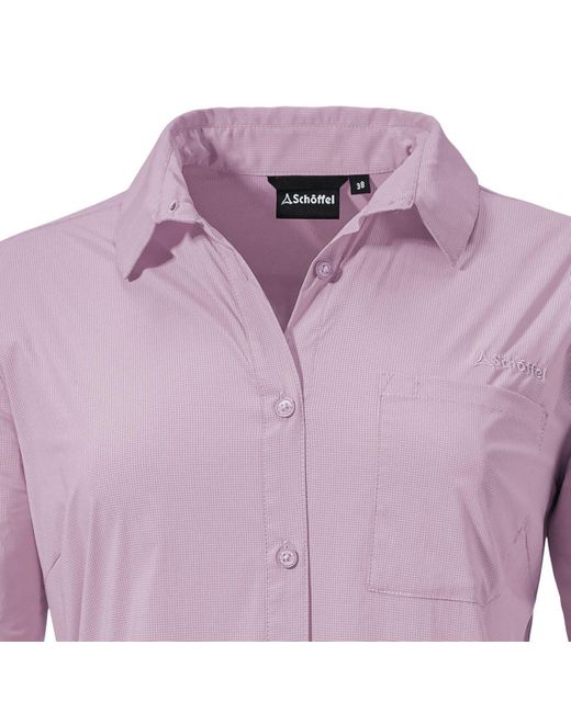 Schoeffel Purple Langarmbluse Philadelphia