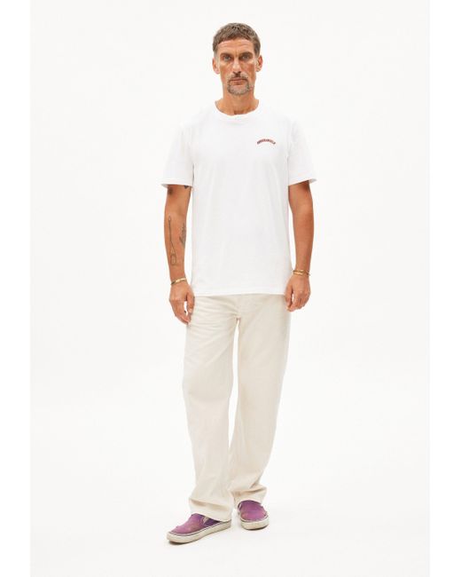 ARMEDANGELS AARY Straight Jeans recycelter Baumwolle (1-tlg., Regular Fit) undyed in Natural für Herren