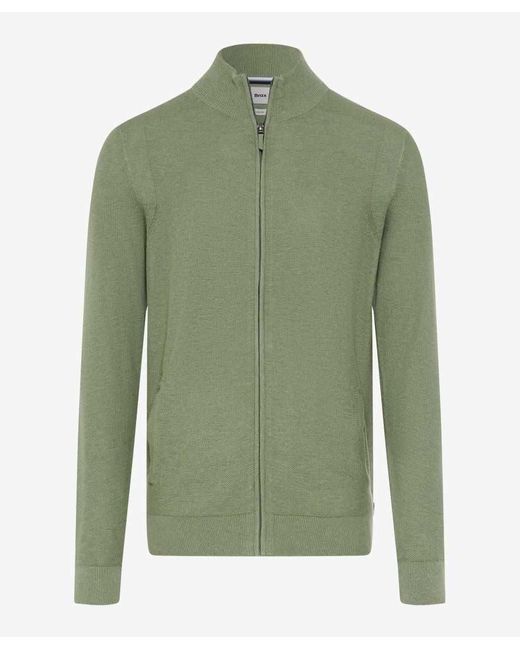 Brax Strickpullover in Green für Herren