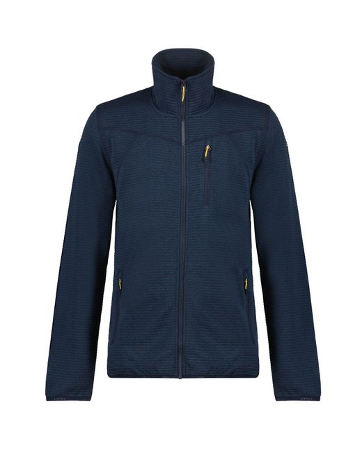 Icepeak Strickfleecejacke Berthold Midlayer, dünne Unterjacke in Blue für Herren