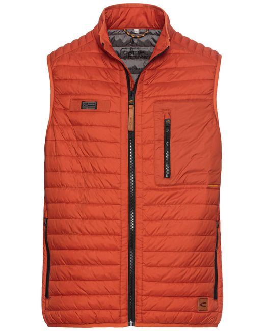 Camel Active Steppjacke Vest in Red für Herren
