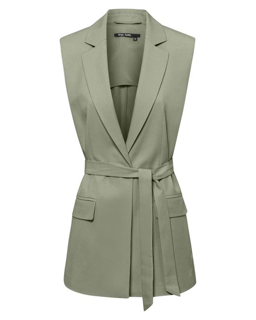 MARC AUREL Green Longblazer aus -Twill