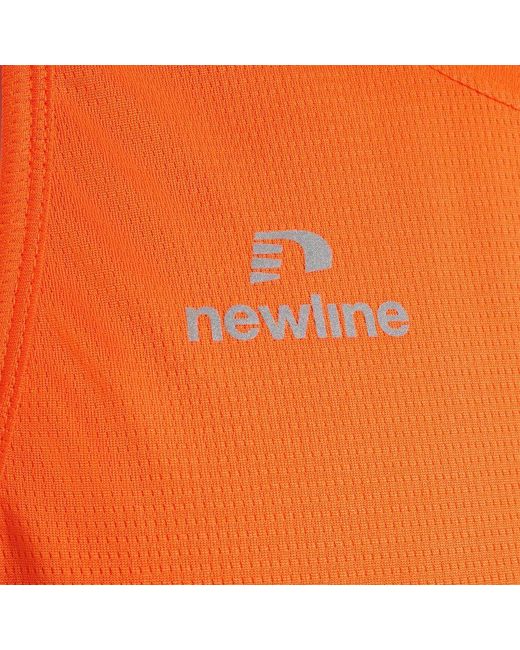 Newline T-Shirt Men'S Athletic Running Singlet in Orange für Herren
