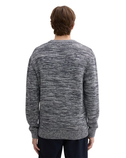 Tom Tailor Strickpullover in Gray für Herren