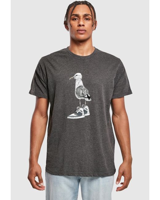 Mister Tee T-Shirt Seagull Sneakers Tee (1-tlg) in Black für Herren
