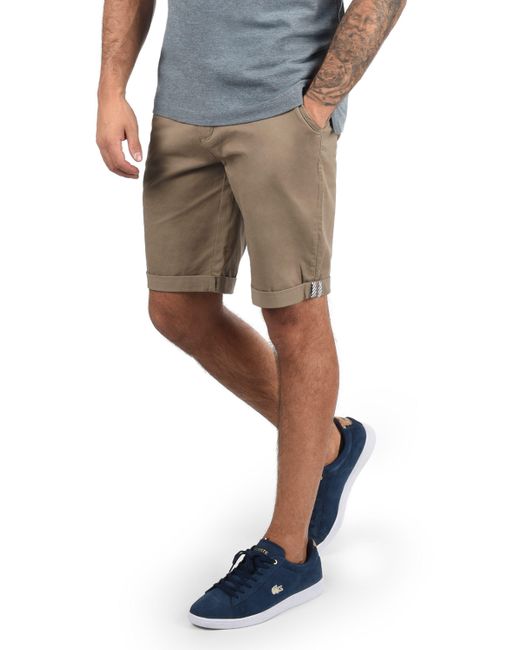 Solid Chinoshorts SDMonty kurze Hose mit Gürtel in Natural für Herren