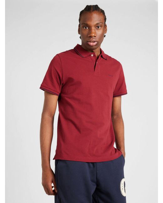 Gant T-Shirt RUGGER (1-tlg) in Red für Herren