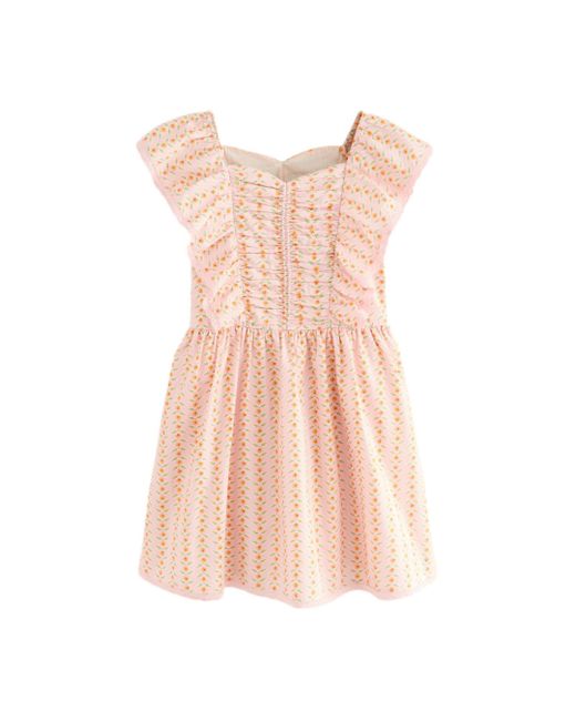 Laura Ashley Pink Sommerkleid Blümchenkleid aus 100 % Baumwolle (1-tlg)