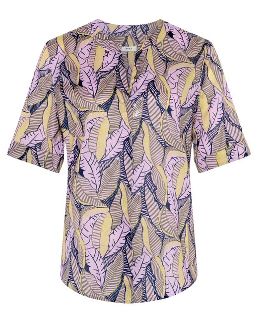 Brax Purple Klassische Bluse aus Baumwolle (1-tlg)
