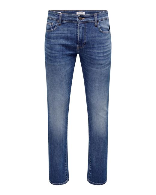 Only & Sons Jeans Slim Fit Denim Pants 7065 in Blau in Blue für Herren