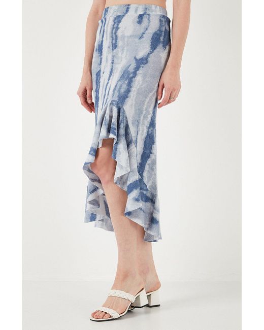 LELA Blue Minirock Regular Fit