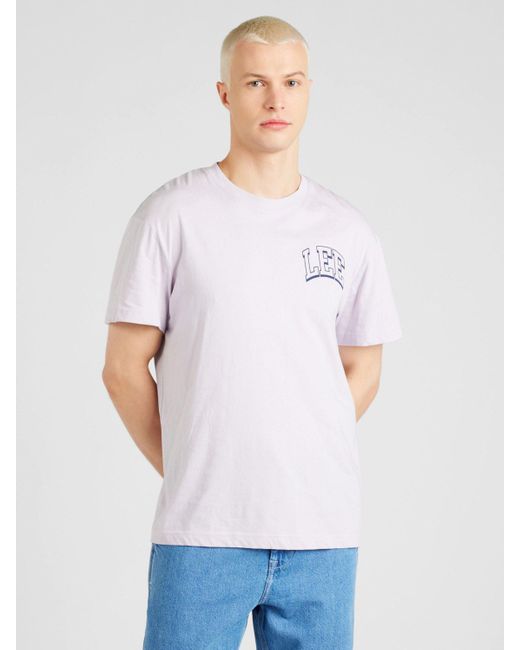 Lee Jeans ® T-Shirt VARSITY (1-tlg) in White für Herren