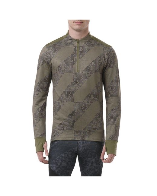 Asics Langarmshirt Lite-Show L/S 1/2 Zip Top Men 146619-1192 Bring Licht in Laufstrecken in Gray für Herren
