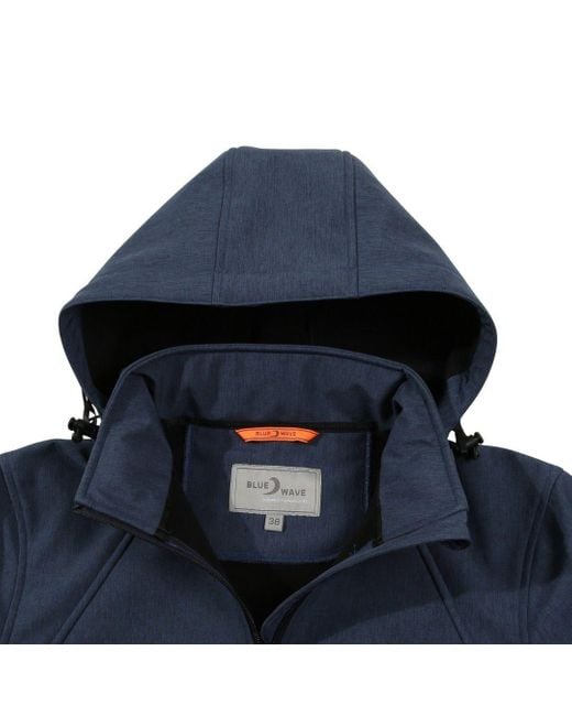 RennerXXL Black Funktionsjacke Blue Wave Maite Softshelljacke Übergrößen