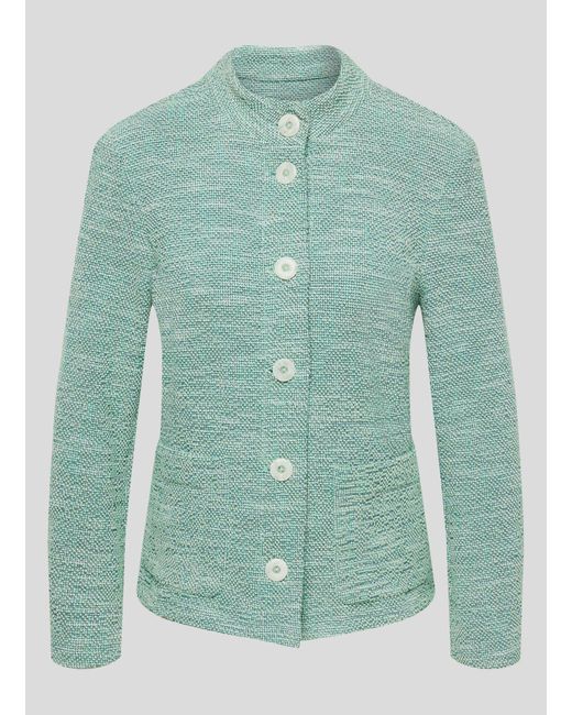 Rabe Green Blouson Elegante Jacke in Melierter-Optik