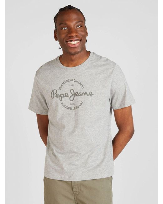 Pepe Jeans T-Shirt CRAIGTON (1-tlg) in Gray für Herren