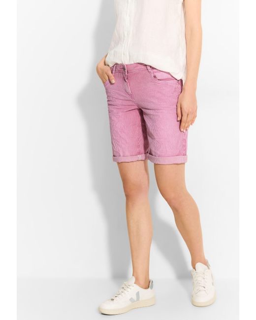Cecil Pink Comfort-fit-Jeans 5-Pocket-Style