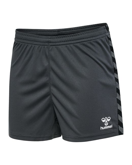 Hummel Gray T-Shirt AUTHENTIC PL Short Shorts Polyester