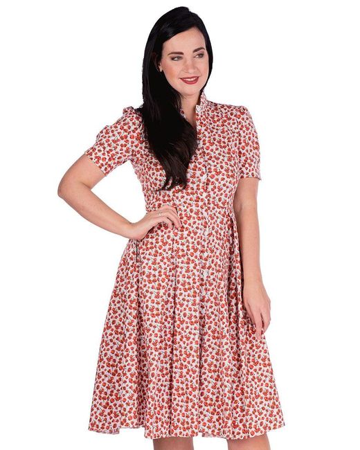 FEMKIT Pink Trachtenkleid Sommerkleid