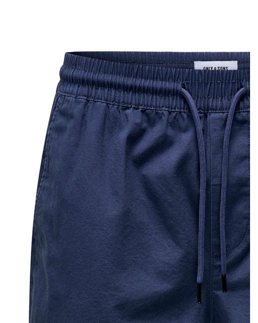 Only & Sons Sweatshorts Shorts Bermuda Pants Sommer Hose 7318 in Dunkelblau in Blue für Herren