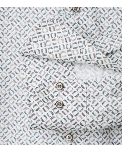 CASA MODA Businesshemd Print in Gray für Herren
