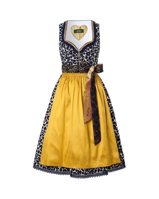 Wiesnkönig Yellow 2-in-1-Kleid Dirndl Enza