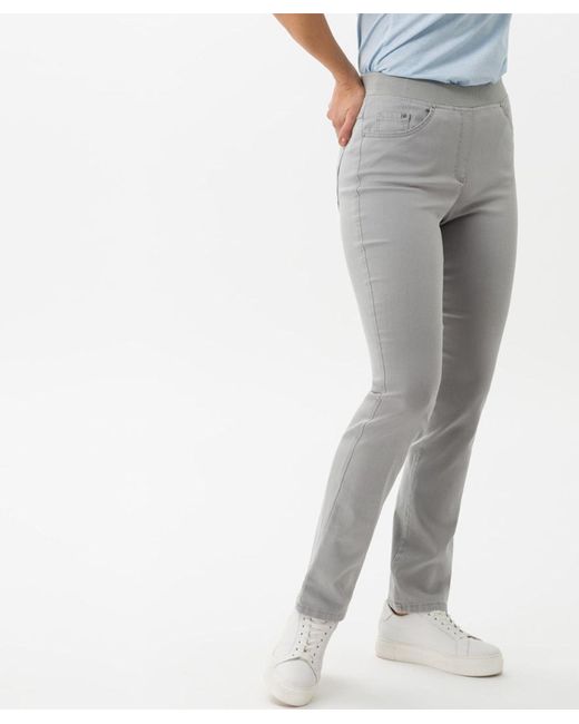 RAPHAELA by BRAX Gray 5-Pocket-Jeans Pamina (14-6228)