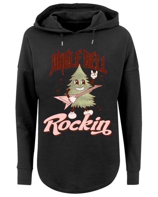F4NT4STIC Black Kapuzenpullover Jingle Bell Rocking Weihnachten Tree Premium Qualität