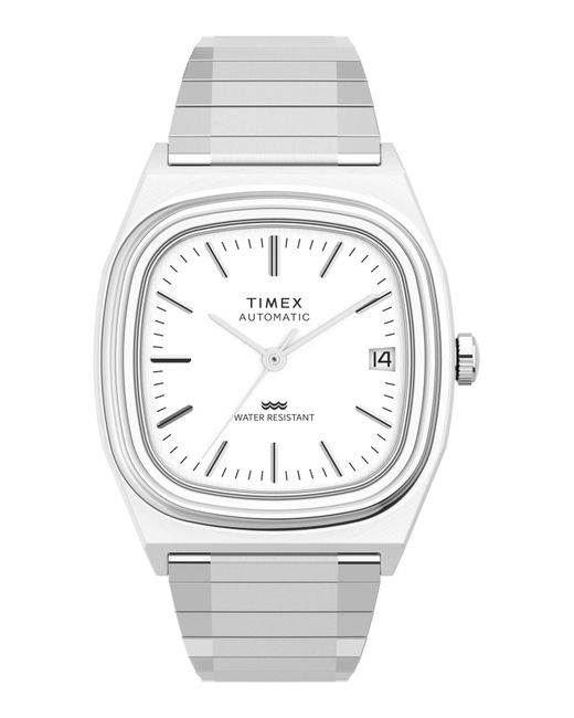 Timex Mechanische Uhr ® Automatic 1983 E Line Reissue, (1-tlg) in Gray für Herren