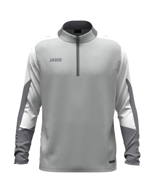 JAKÒ Fleecepullover Trainingstop Ziptop Dynamic 8670 in Gray für Herren