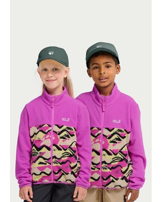 Jack Wolfskin Pink BASEBALL CAP K