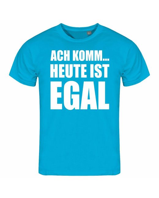 deinshirt Print- T-Shirt Keine Sorge Schatz Funshirt mit Motiv in Blue für Herren