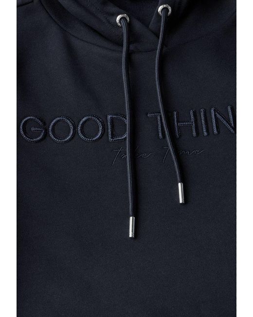 Cecil Blue Modischer Hoodie mit Artwork - für dein lässiges Frühlingsoutfit