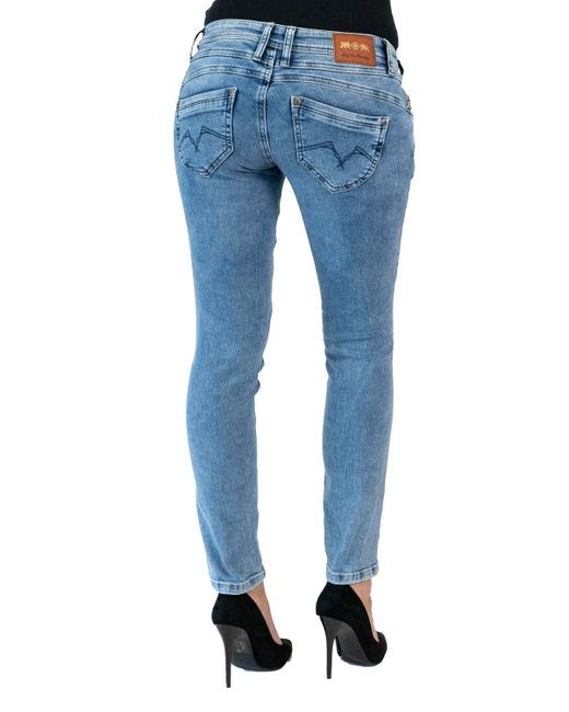 Lost in Paradise Slim-fit-Jeans Kathy slim lightning blue | Lyst DE