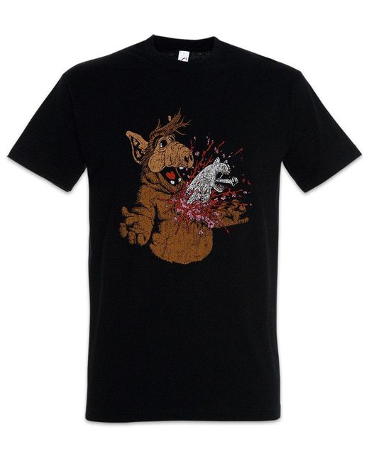 Urban Backwoods Print- A Horror T-Shirt Fun Geek Nerd Alien Splatter Halloween in Black für Herren