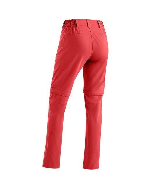Maier Sports Red Funktionshose Hose Nata Zip Loop