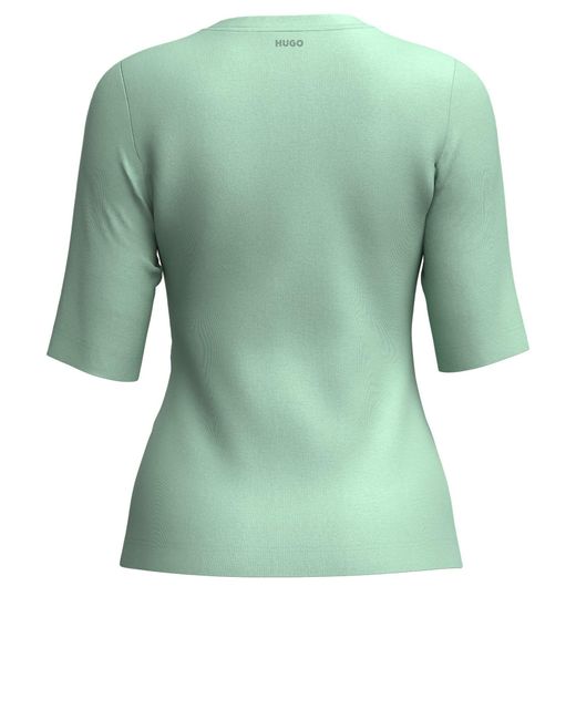 HUGO Green T-Shirt Darnelia (1-tlg)