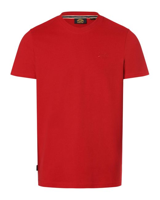 Superdry T-Shirt in Red für Herren