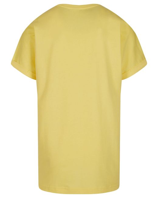 Urban Classics T-Shirt Long Shaped Turnup Tee (1-tlg) in Yellow für Herren
