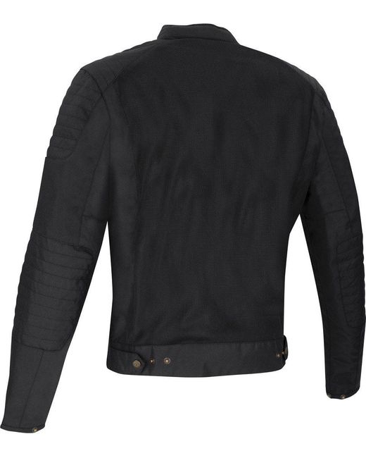 Segura Motorradjacke Oskar Motorrad Textiljacke protektoren herausnehmbares in Black für Herren