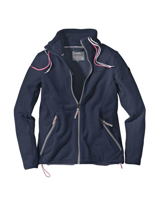 COMPASS Blue Fleecejacke