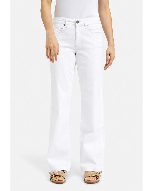 Smith & Soul White Weite Jeans