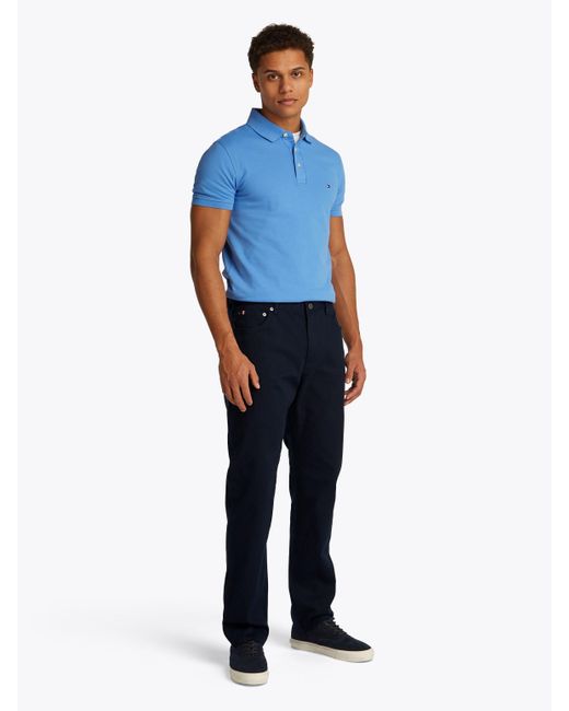 Tommy Hilfiger 5-Pocket-Hose DENTON 5PKT STRUCTURED in Blue für Herren