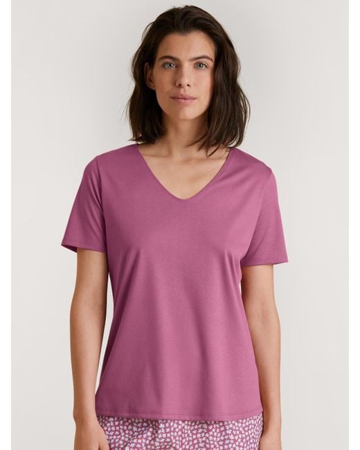 Calida Pink T- DAMEN Shirt kurzarm