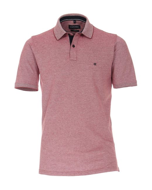 CASA MODA Poloshirt in Pink für Herren