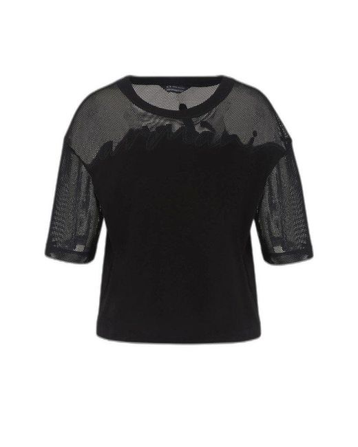 Armani Exchange Black T-Shirt