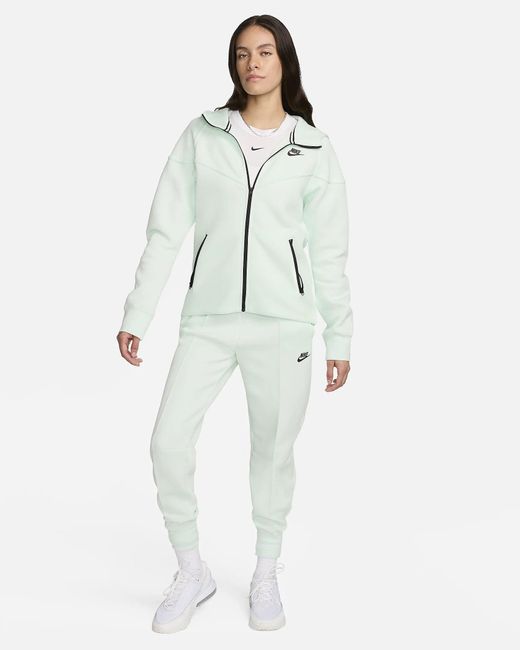 Nike Green Hoodie Sportswear Tech Fleece Jacket