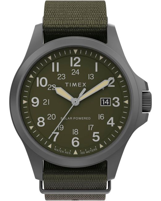 Timex Solaruhr FIELD POST TW2V03700YH in Black für Herren