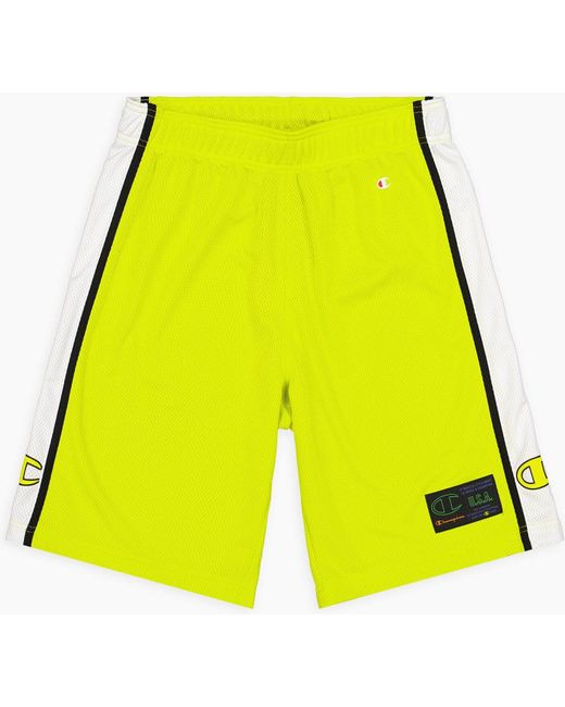 Champion Shorts Bermuda gelb/weiß/schwarz in Yellow für Herren