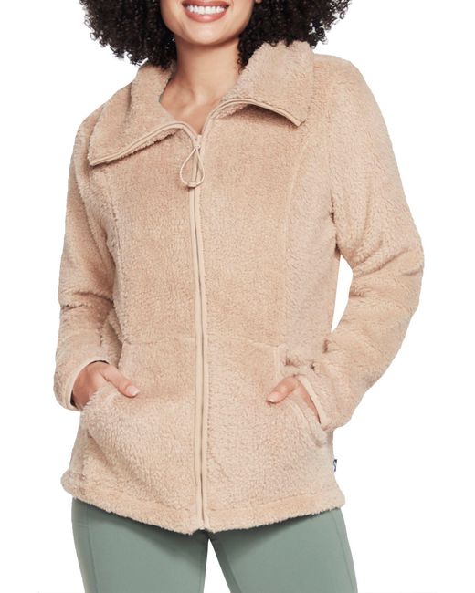 Skechers Natural Fleecejacke Diamond Glacier Jacket